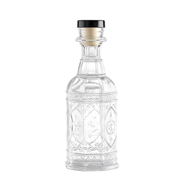 Cork Whisky Glass Bottle