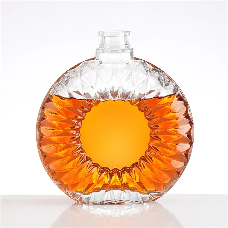 500ml Flattened Wine Bottle