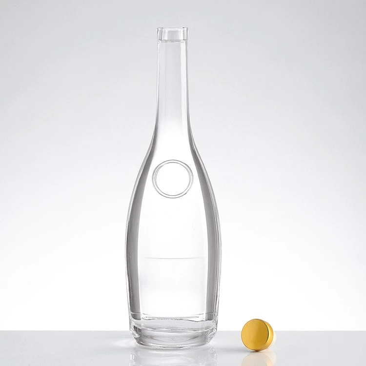 Empty Whisky Bottle Crystal Design With Cork